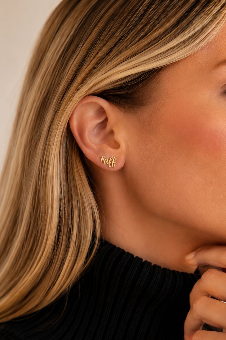 TCU Riff Ram Stud Earrings - Steele Sloan Designs - COLOR GAME
