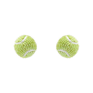 Tennis Ball Stud Earrings - Mignonne Gavigan - Color Game