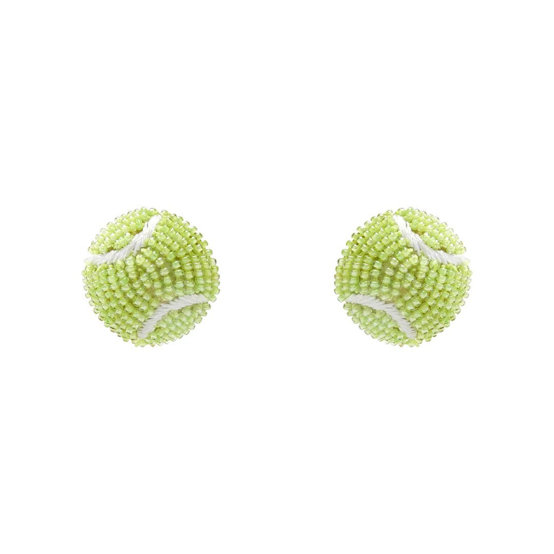 Tennis Ball Stud Earrings - Mignonne Gavigan - Color Game