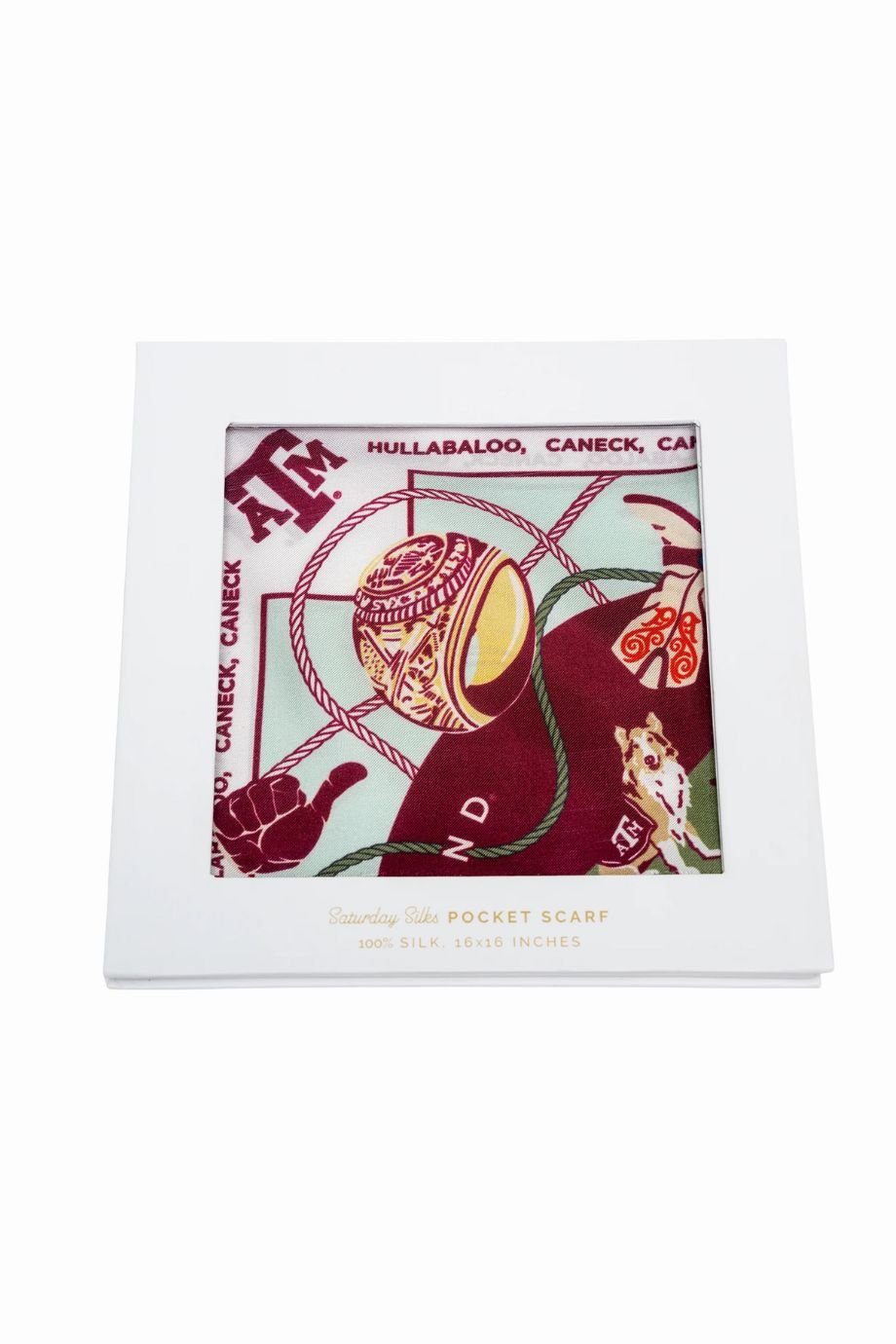 Texas A&M Aggies Pocket Scarf - Saturday Silks - COLOR GAME
