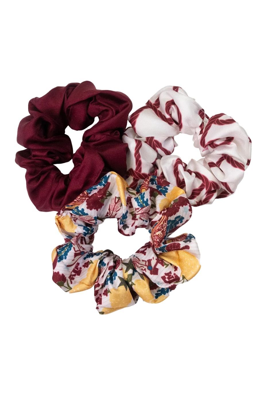 Texas A&M Aggies Scrunchie Set - Saturday Silks - COLOR GAME