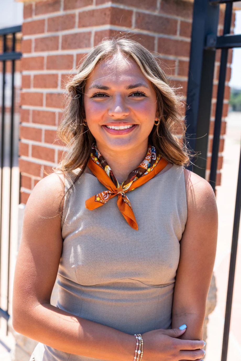 Texas Exes Legacy Pocket Scarf - Saturday Silks - COLOR GAME