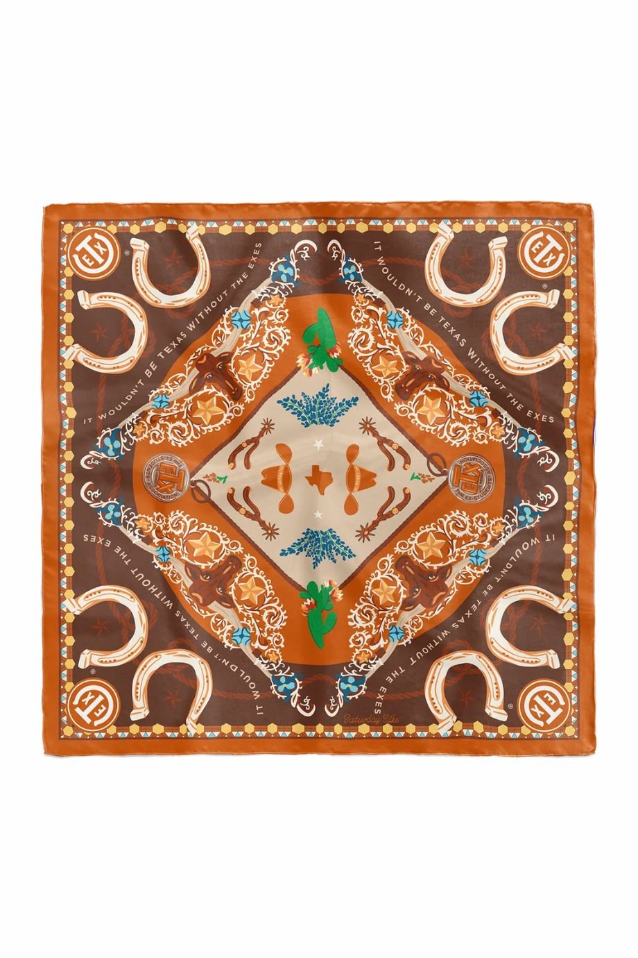 Texas Exes Legacy Pocket Scarf - Saturday Silks - COLOR GAME