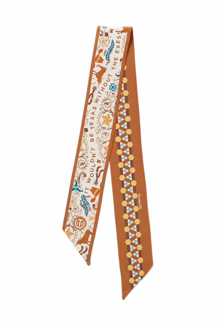Texas Exes Legacy Skinny Scarf - Saturday Silks - COLOR GAME