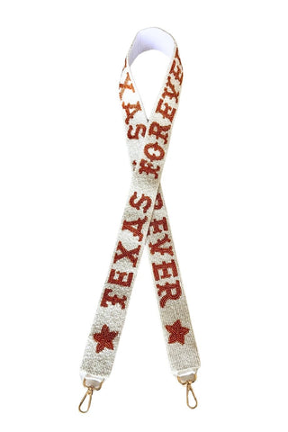 Texas Forever Hand beaded Strap - Gameday Luxe - COLOR GAME