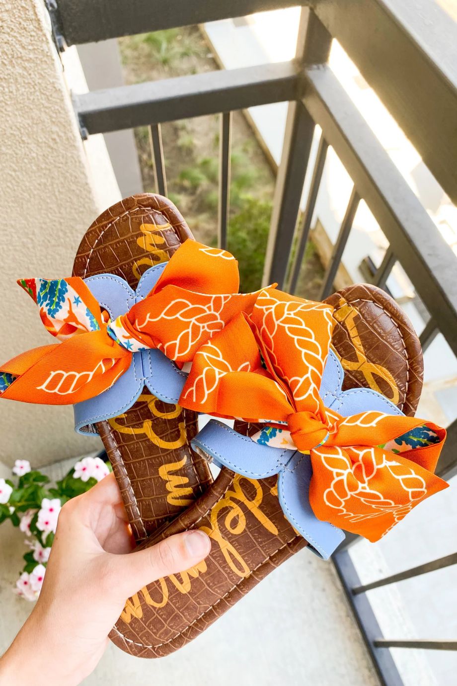 Texas Longhorns Skinny Scarf - Saturday Silks - COLOR GAME