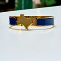 Texas Map Bangle Bracelet Navy - Gameday Luxe - COLOR GAME