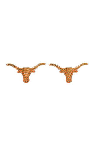 Texas Pavé Logo Studs - Brianna Cannon - COLOR GAME