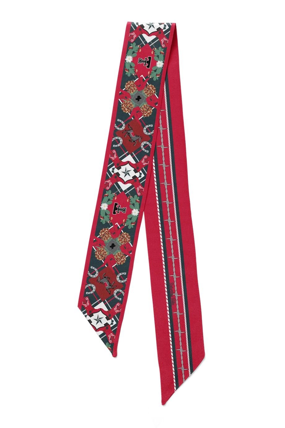 Texas Tech All-Star Skinny Scarf - Saturday Silks - COLOR GAME