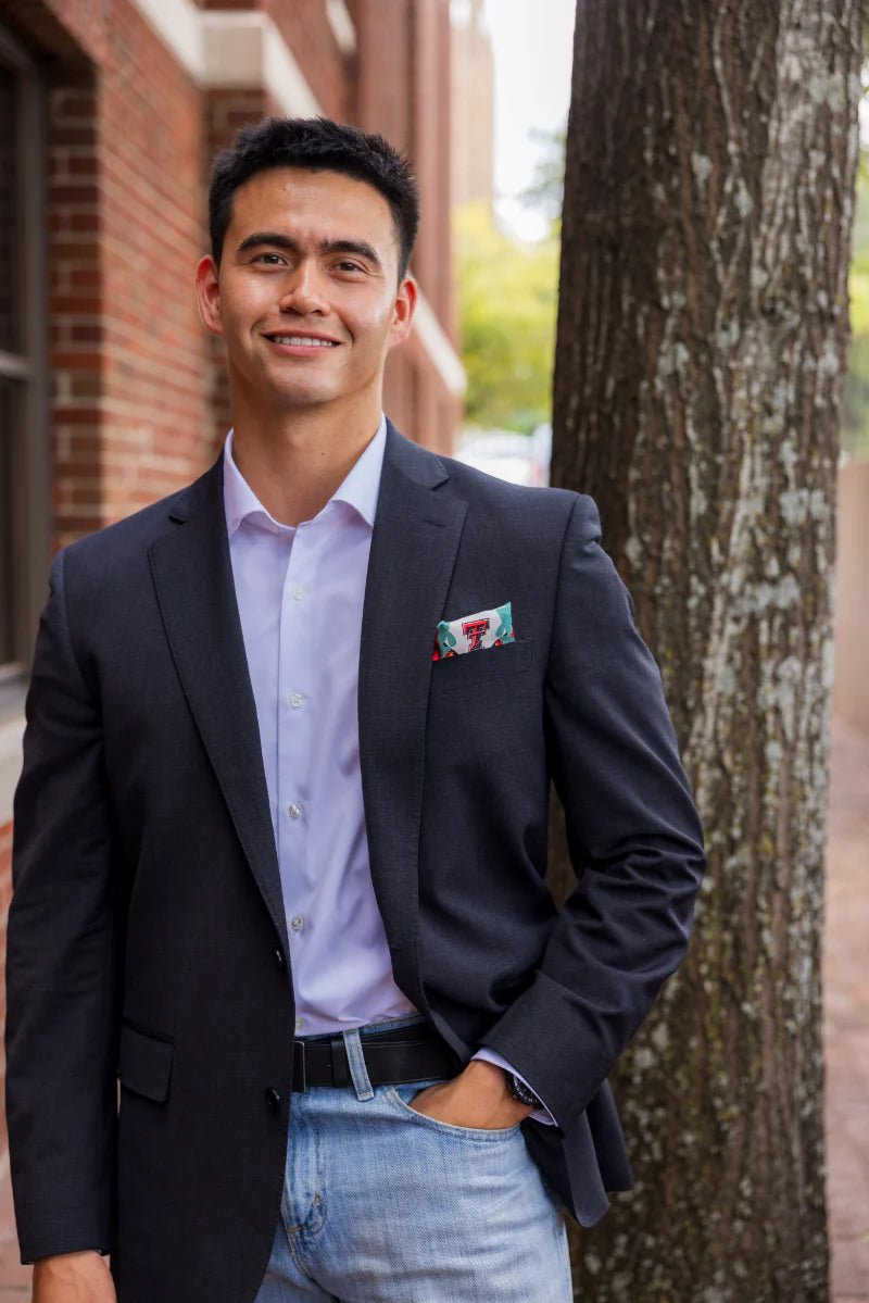 Texas Tech Red Raiders Pocket Scarf - Saturday Silks - COLOR GAME