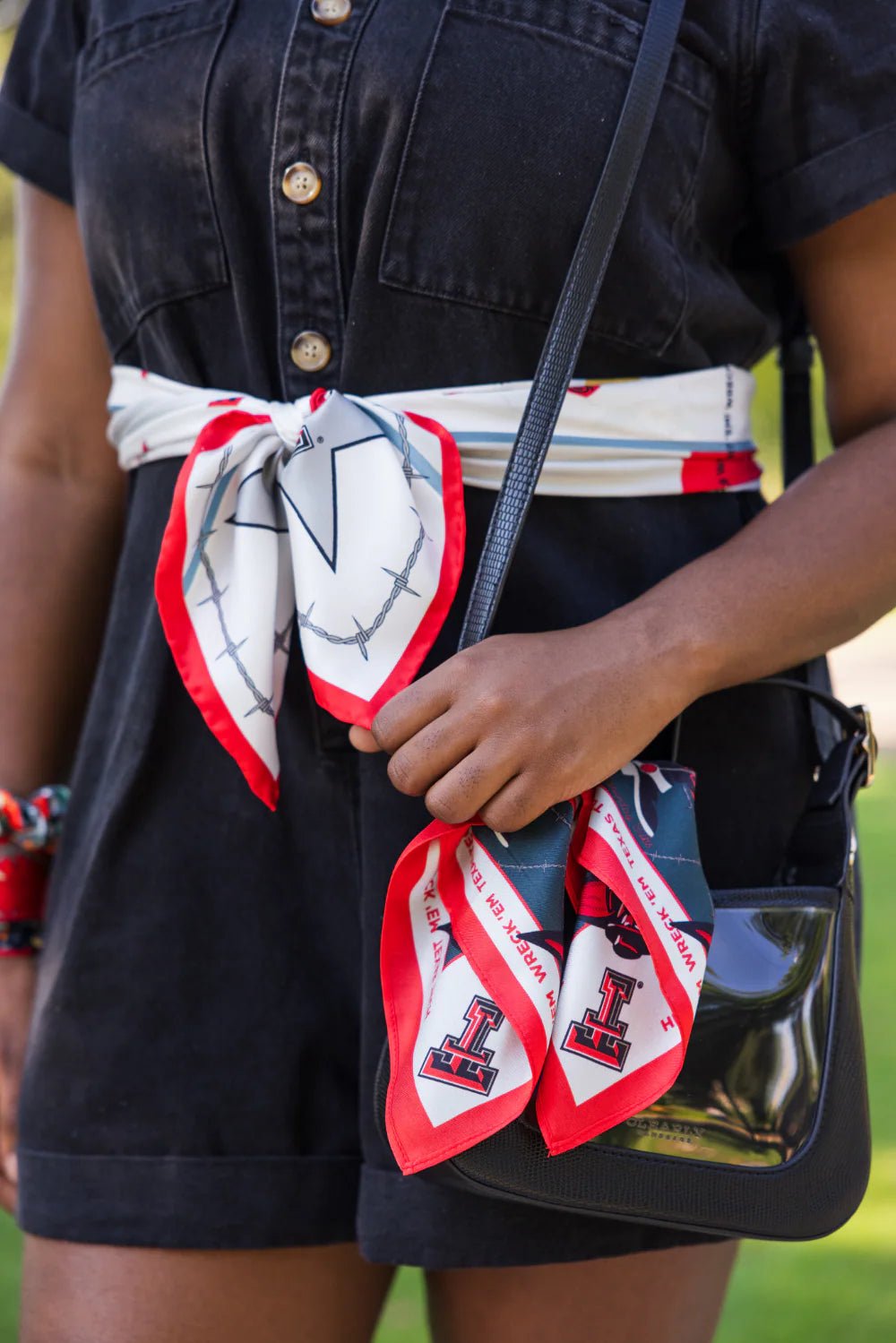 Texas Tech Red Raiders Pocket Scarf - Saturday Silks - COLOR GAME