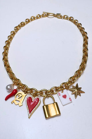 The A - State Charm Necklace - Kessler Elliot - COLOR GAME