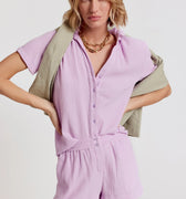 The Barry Short Lilac Gauze - The Shirt by Rochelle Behrens - COLOR GAME