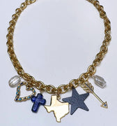 The Blue Star Charm Necklace - Kessler Elliot - COLOR GAME