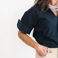 The Charlie Pullover Shirt Navy - Heidi Houston - Color Game