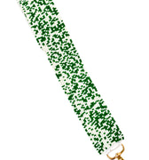 The Courtney Beaded Confetti Strap Green + White - Gameday Luxe - COLOR GAME