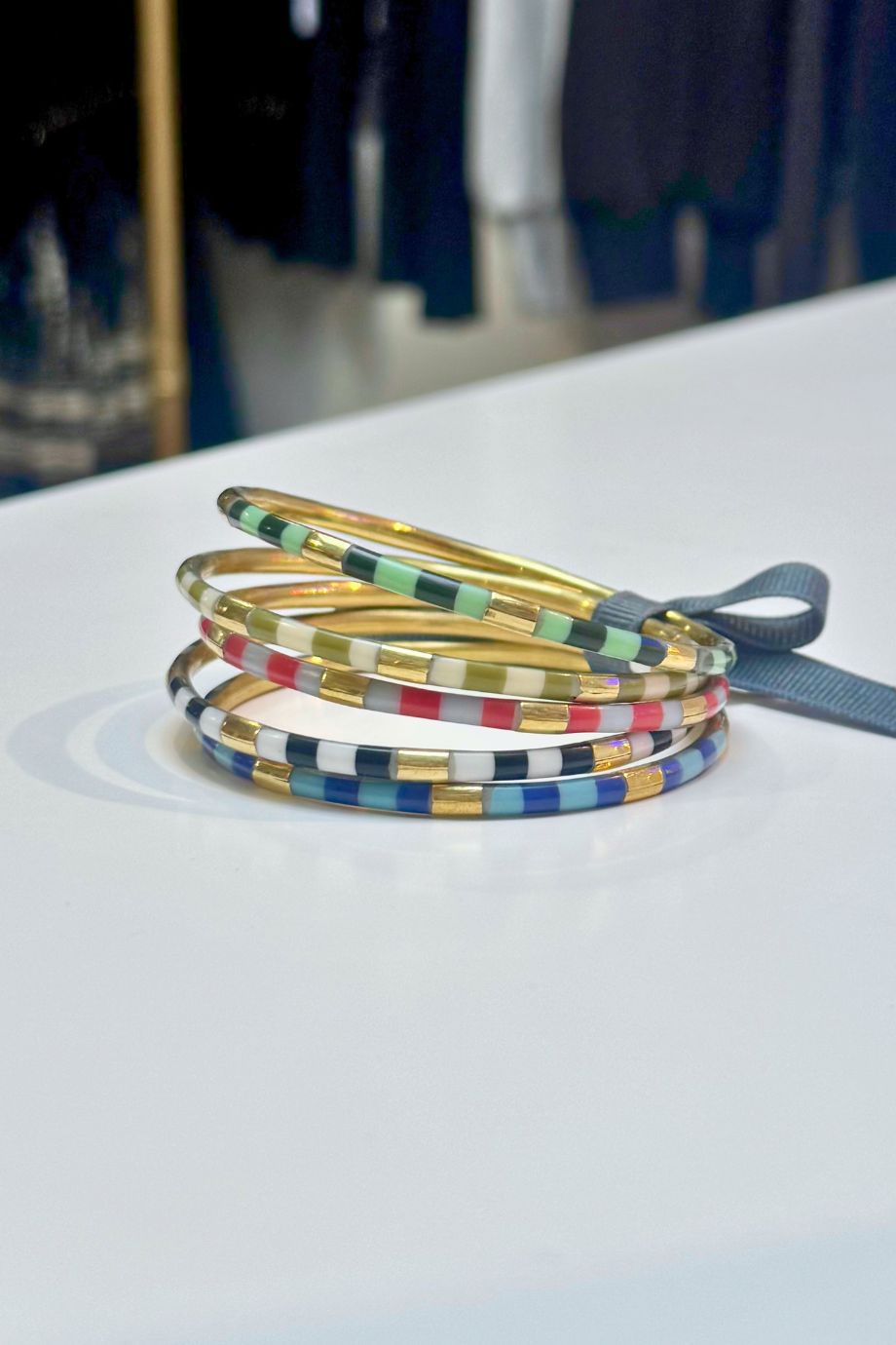 The Encore Bracelet Stack - Glitter & Gold - COLOR GAME