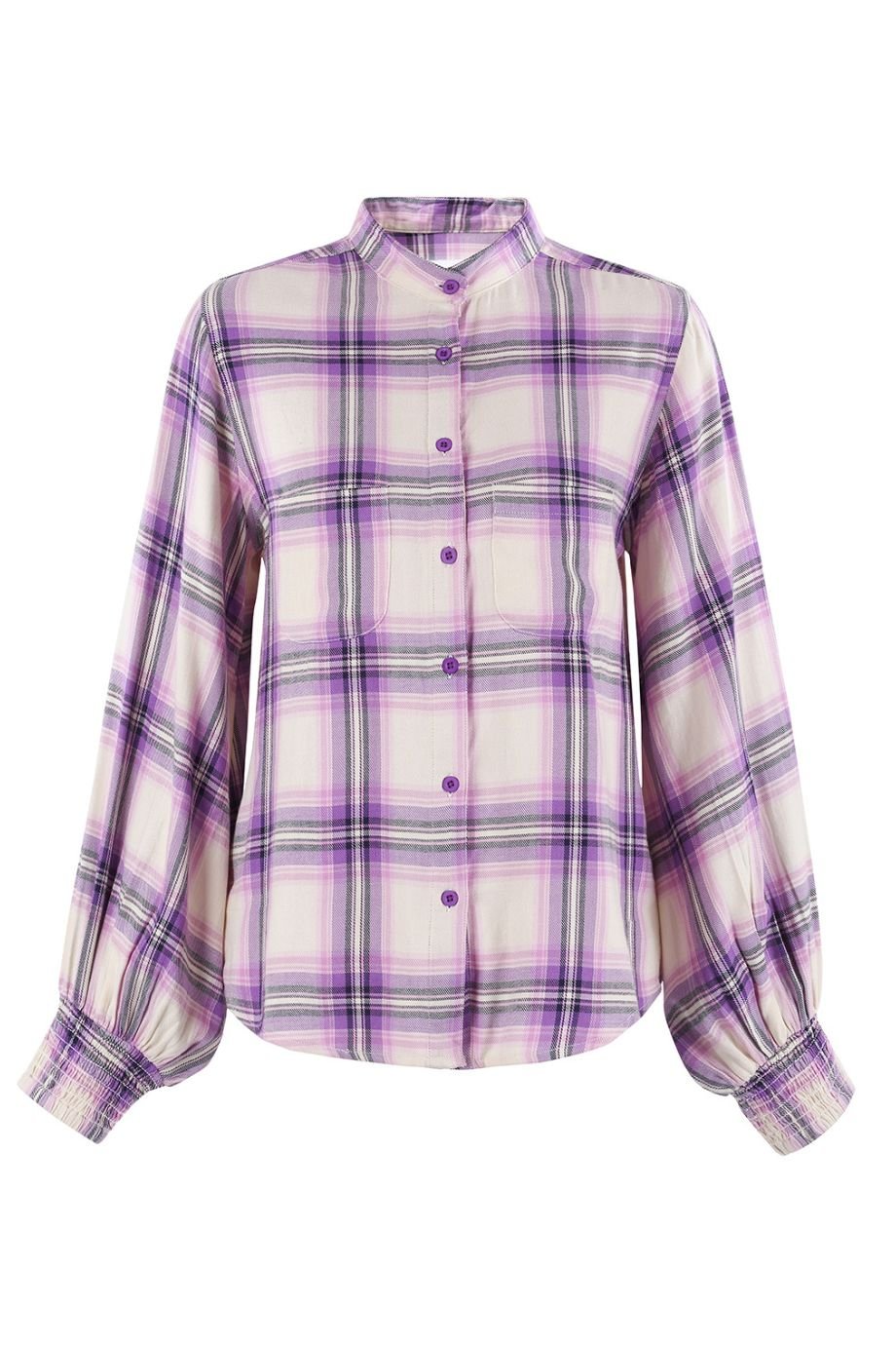 The Finn Shirt Lavender Plaid - The Shirt by Rochelle Behrens - COLOR GAME