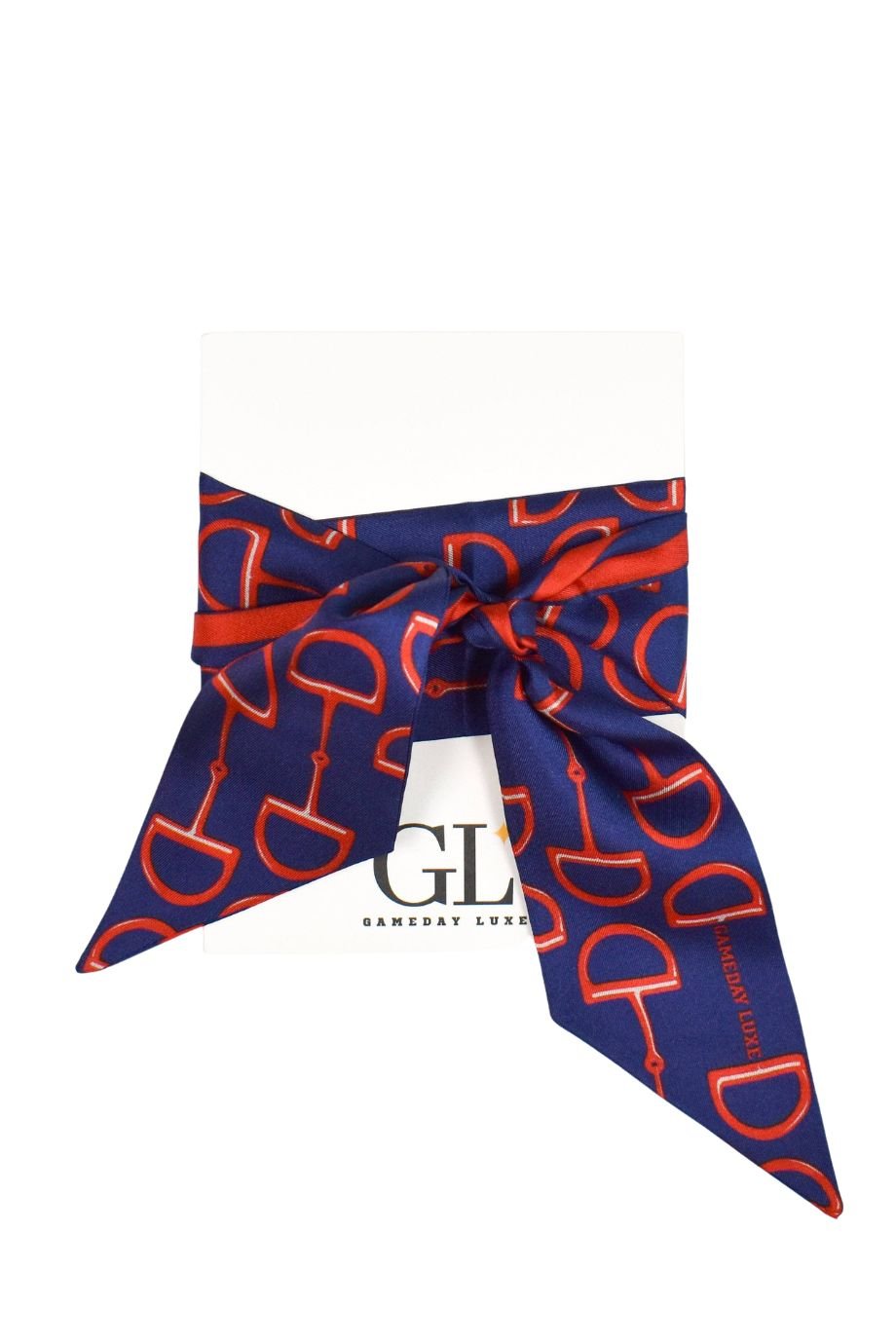 The Gameday Signature Scarf- Navy And Red - Gameday Luxe - COLOR GAME
