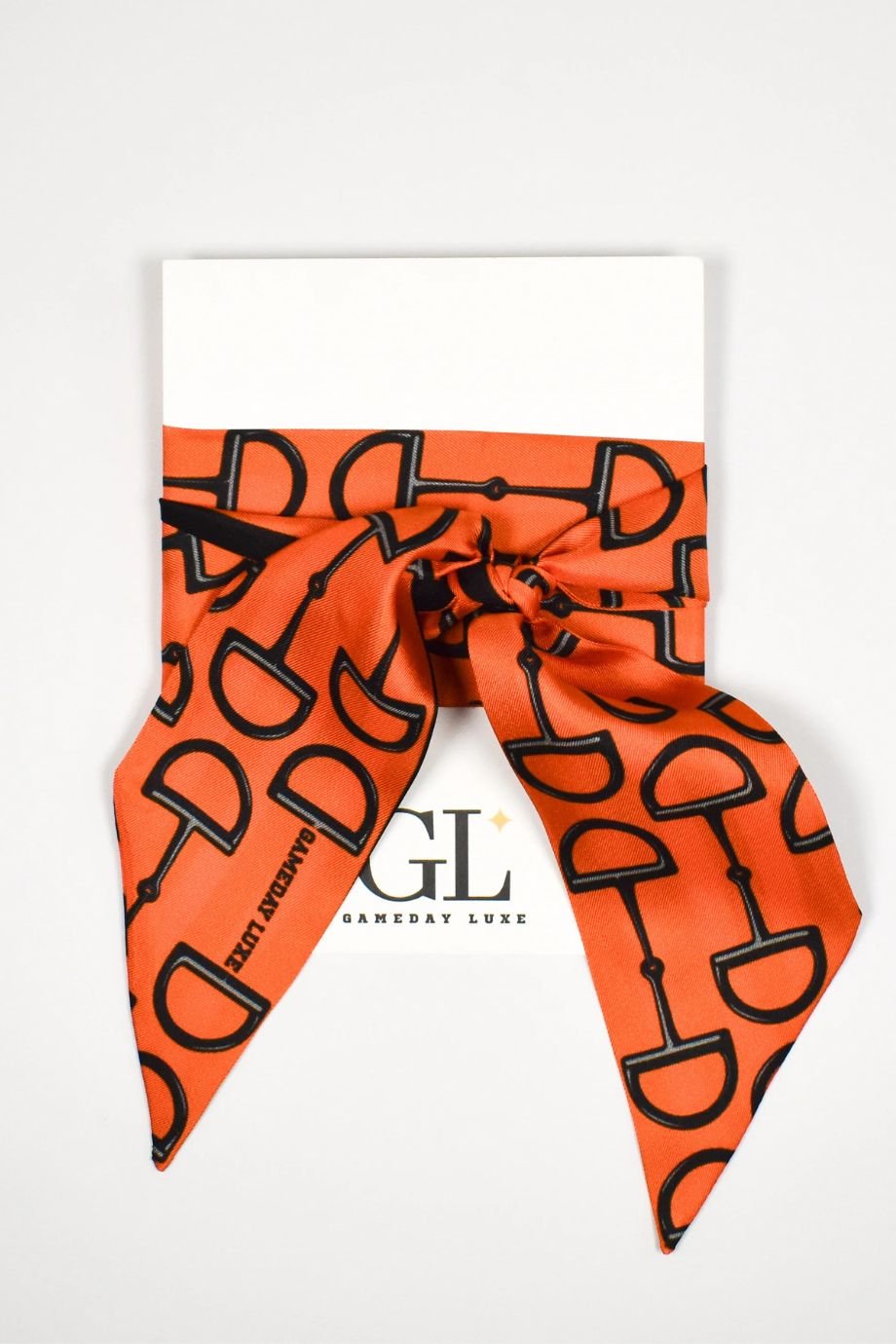 The Gameday Signature Scarf- Orange And Black - Gameday Luxe - COLOR GAME