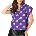 The Horned Frogs Poplin Blouse - Stewart Simmons - COLOR GAME