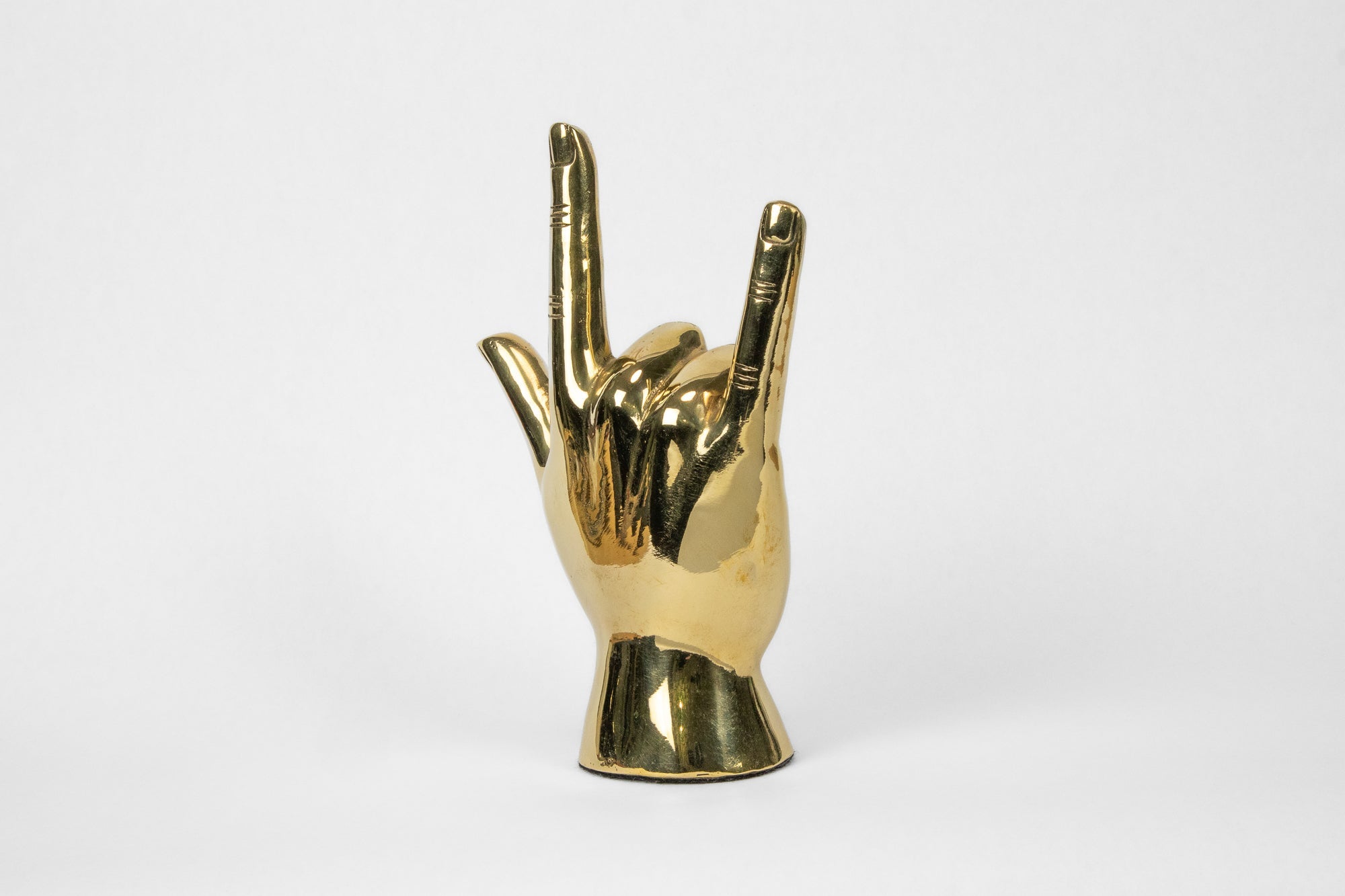 The "I Love You" Hand Sign Sculpture in Brass - Prize - COLOR GAME