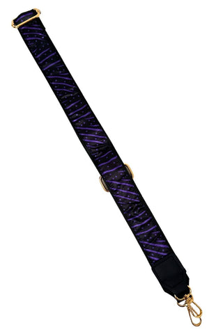 The Jules Scarf Strap Purple - Gameday Luxe - COLOR GAME