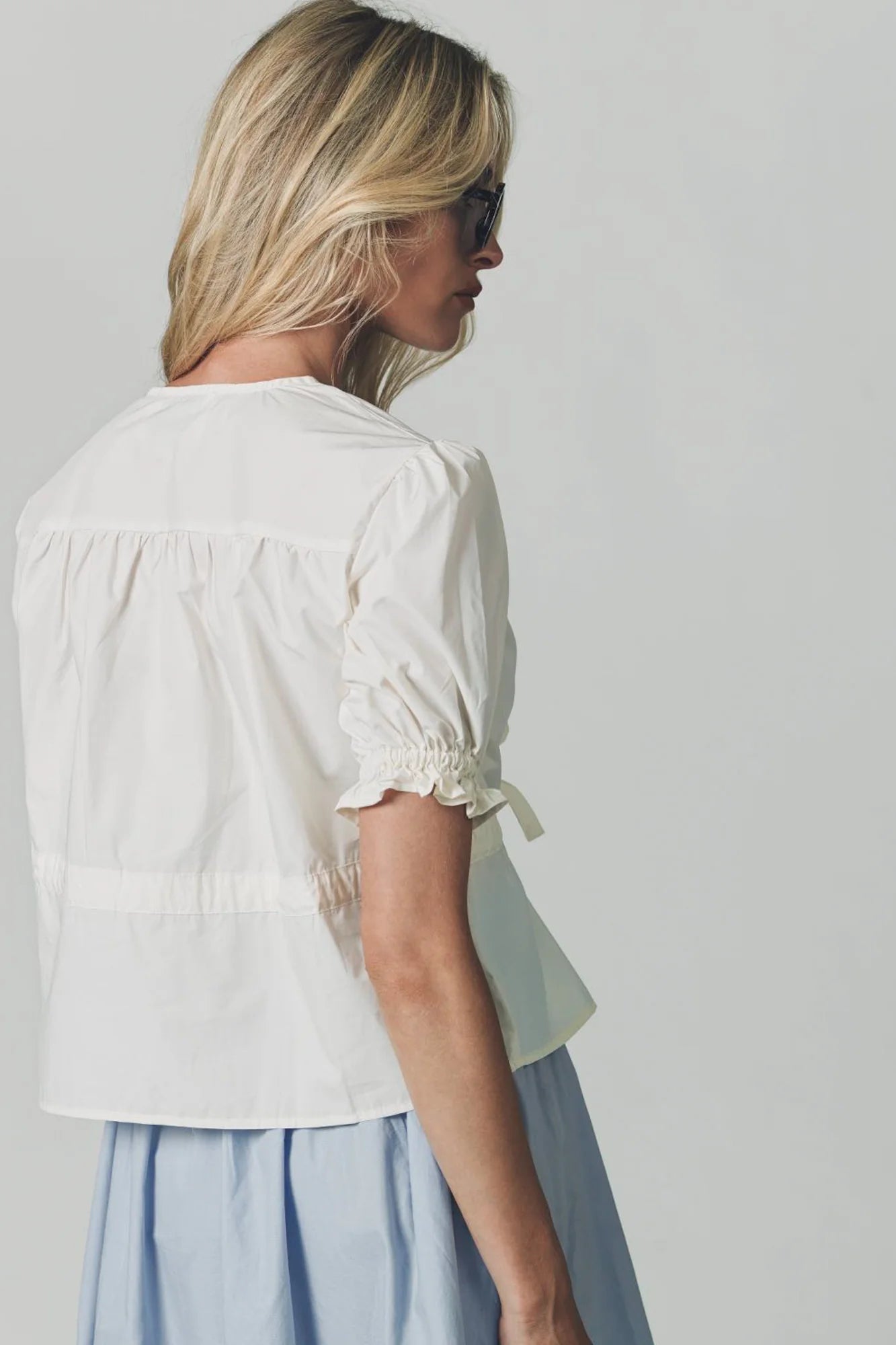 The Kayla Shirt Cream - The Shirt by Rochelle Behrens - COLOR GAME