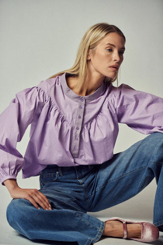 The Logan Shirt Lavender - The Shirt by Rochelle Behrens - COLOR GAME