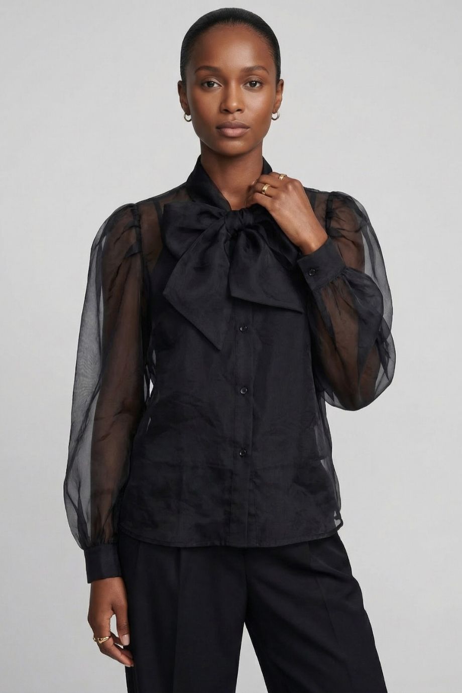 The Long Sleeve French Bow Shirt - The Shirt by Rochelle Behrens - COLOR GAME