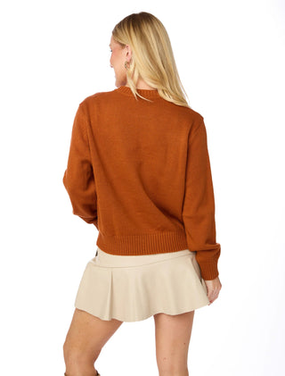 The Longhorns Embroidered Sweater - Stewart Simmons - COLOR GAME