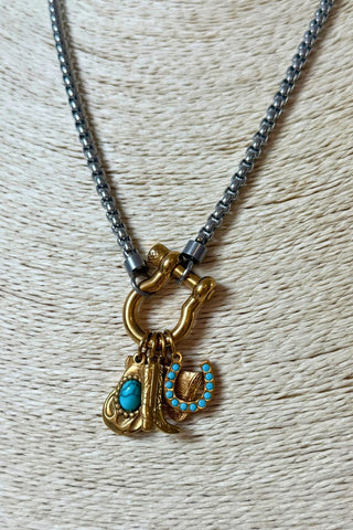 The Mattie Rodeo Charm Necklace - Kessler Elliot - COLOR GAME