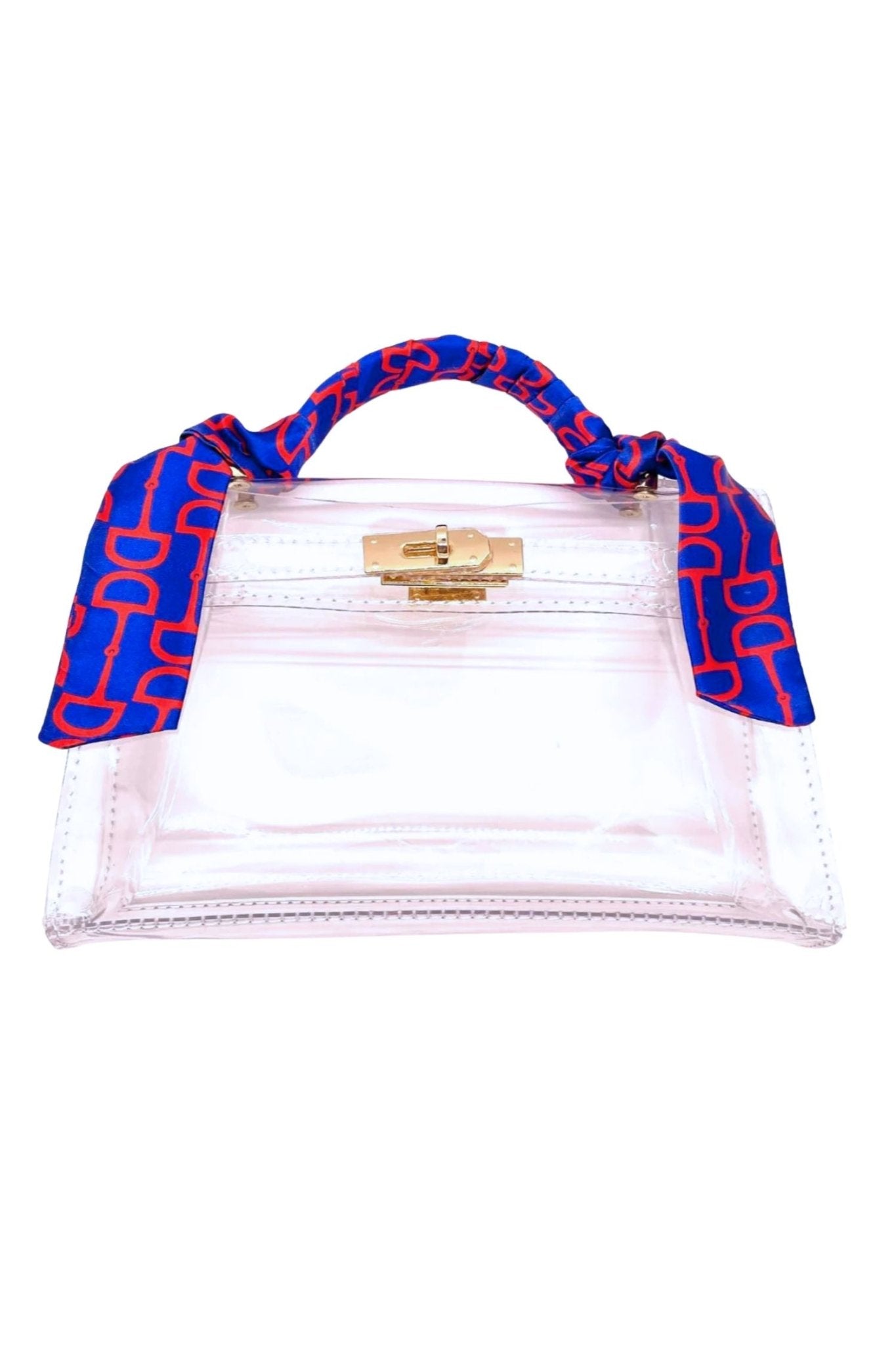 The Mini Andrea Clear Bag - Gameday Luxe - COLOR GAME