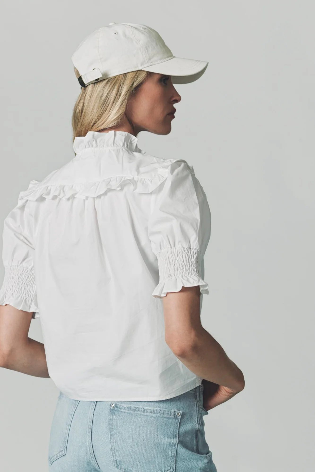 The Nicolette Shirt White - The Shirt by Rochelle Behrens - COLOR GAME