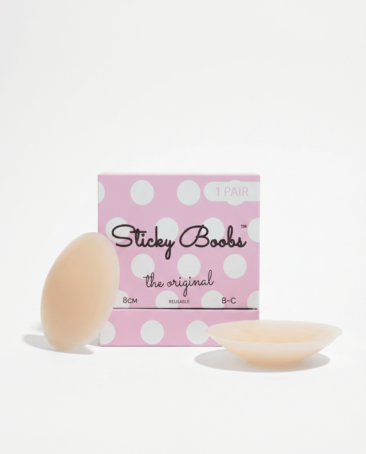 The Original Sticky Boobs – Adhesive Silicone Nipple Covers - Sticky Boobs - COLOR GAME
