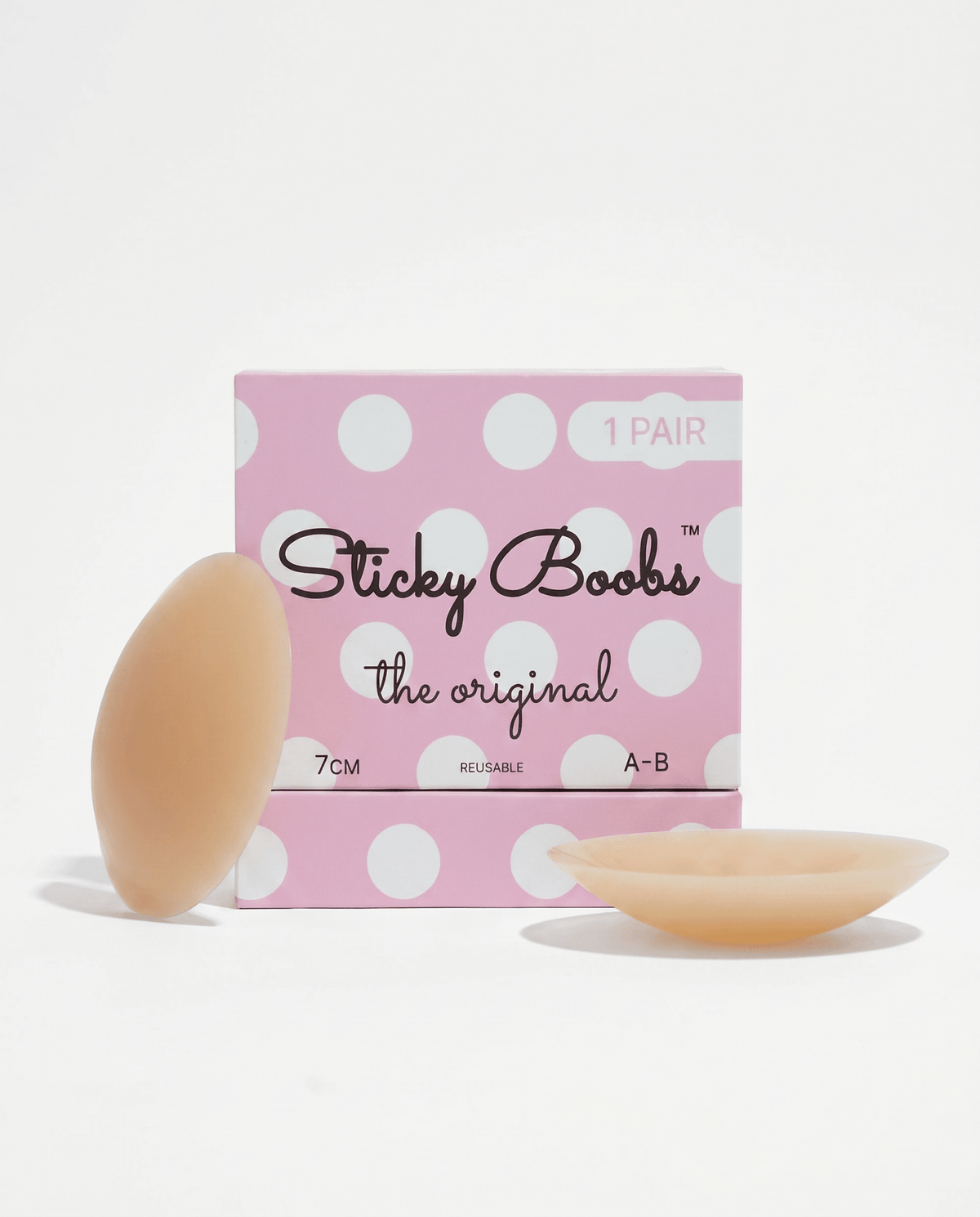 The Original Sticky Boobs – Adhesive Silicone Nipple Covers - Sticky Boobs - COLOR GAME