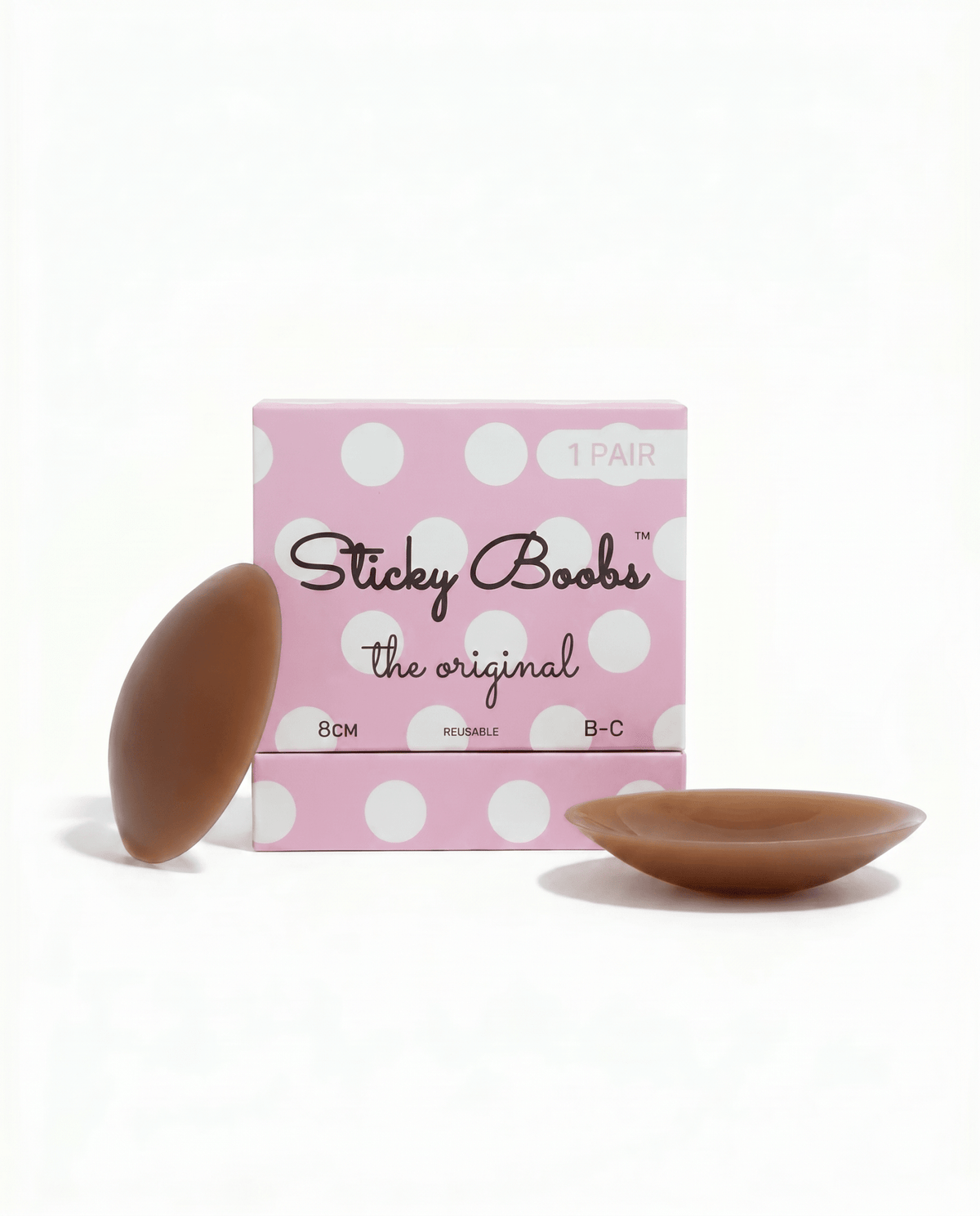 The Original Sticky Boobs – Adhesive Silicone Nipple Covers - Sticky Boobs - COLOR GAME