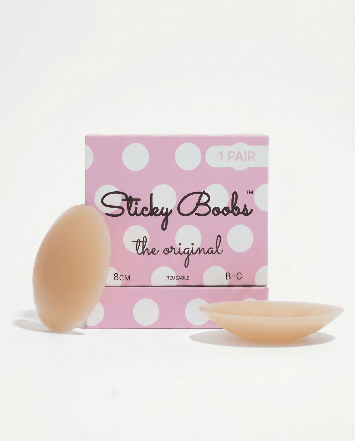 The Original Sticky Boobs – Adhesive Silicone Nipple Covers - Sticky Boobs - COLOR GAME