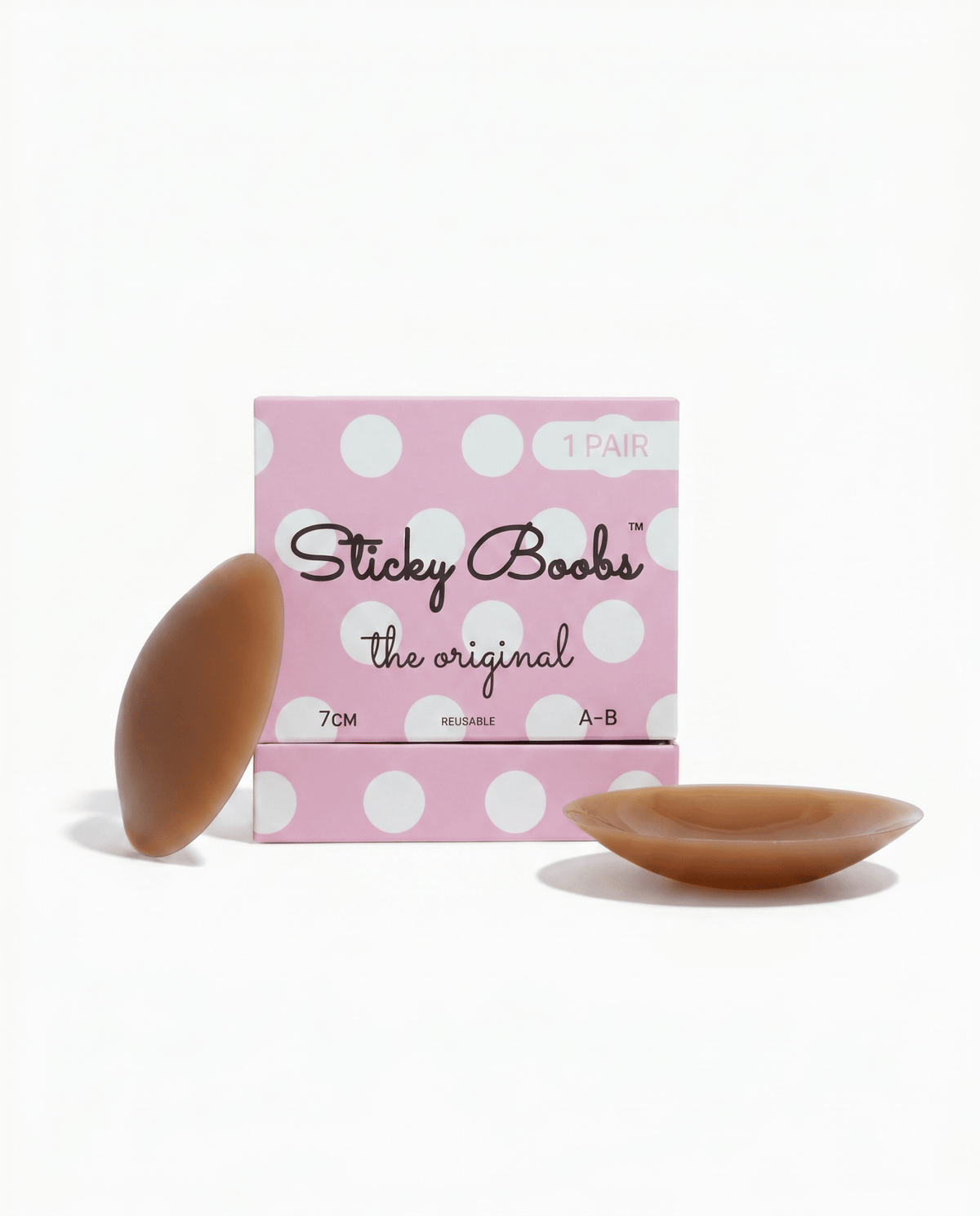 The Original Sticky Boobs – Adhesive Silicone Nipple Covers - Sticky Boobs - COLOR GAME