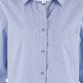 The Pia Shirt Light Blue Lurex - The Shirt by Rochelle Behrens - COLOR GAME