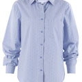 The Pia Shirt Light Blue Lurex - The Shirt by Rochelle Behrens - COLOR GAME