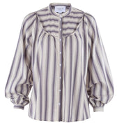 The Pierre Shirt Lavender Stripe - The Shirt by Rochelle Behrens - COLOR GAME