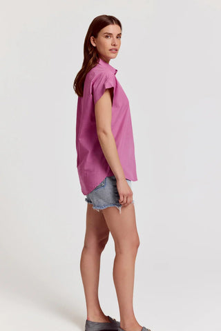 The Short Sleeve Boyfriend Shirt Orchid - The Shirt by Rochelle Behrens - COLOR GAME