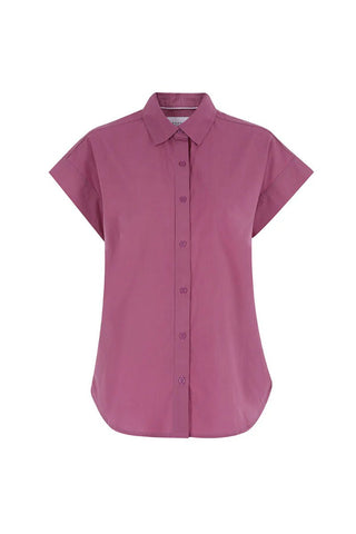 The Short Sleeve Boyfriend Shirt Orchid - The Shirt by Rochelle Behrens - COLOR GAME