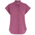 The Short Sleeve Boyfriend Shirt Orchid - The Shirt by Rochelle Behrens - COLOR GAME