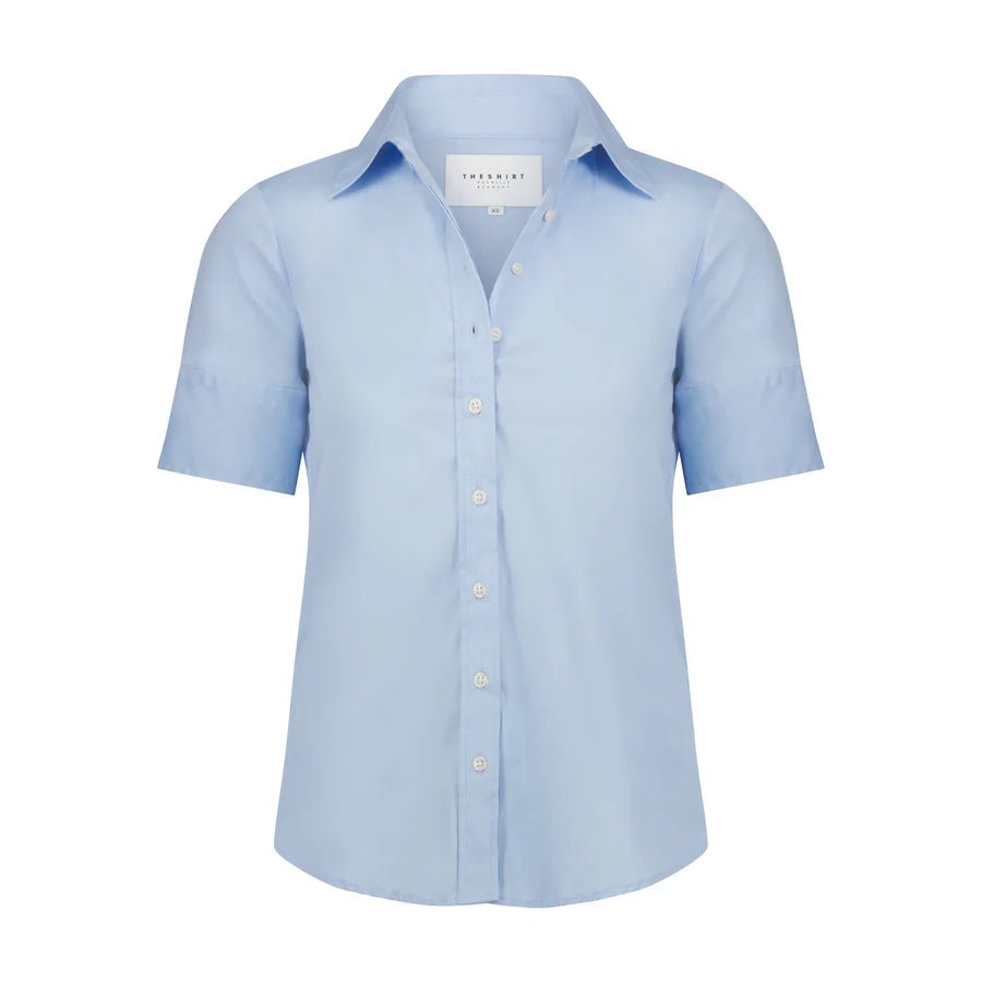The Short Sleeve Shirt Blue Dawn - The Shirt by Rochelle Behrens - COLOR GAME