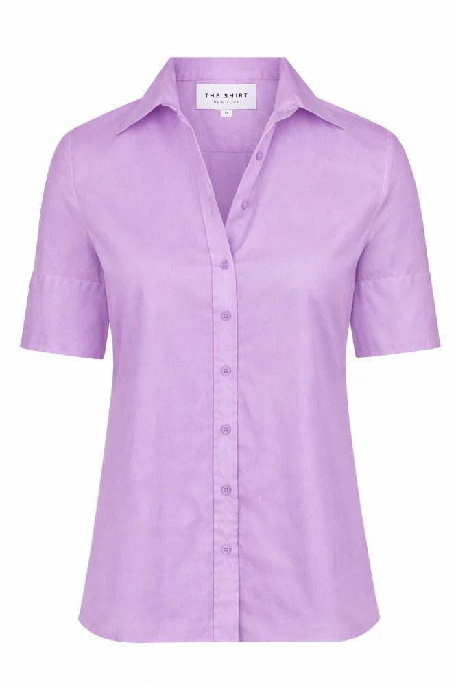 The Short Sleeve Shirt Lilac - The Shirt by Rochelle Behrens - COLOR GAME