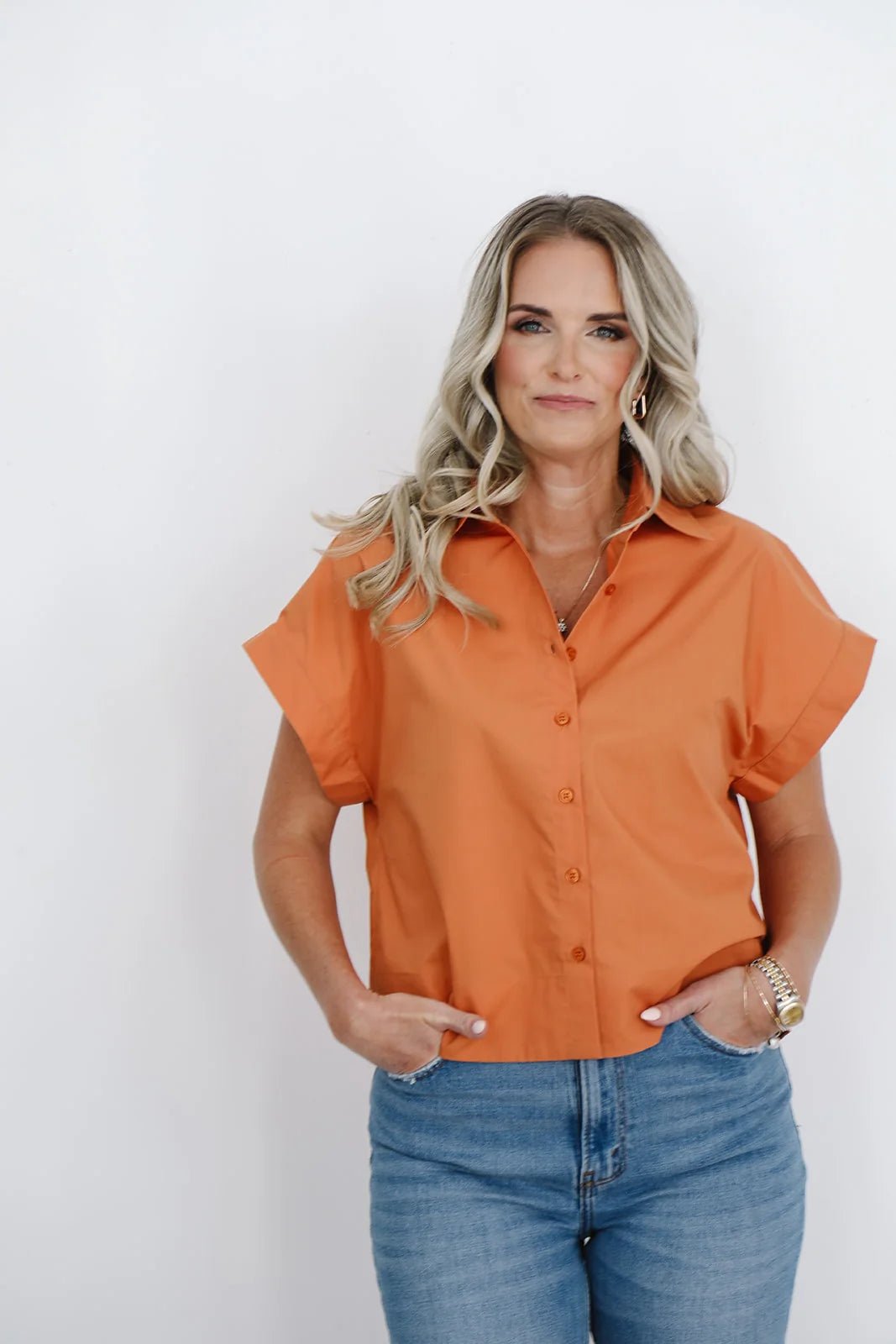 The Shorty Shirt Burnt Orange - Heidi Houston - COLOR GAME