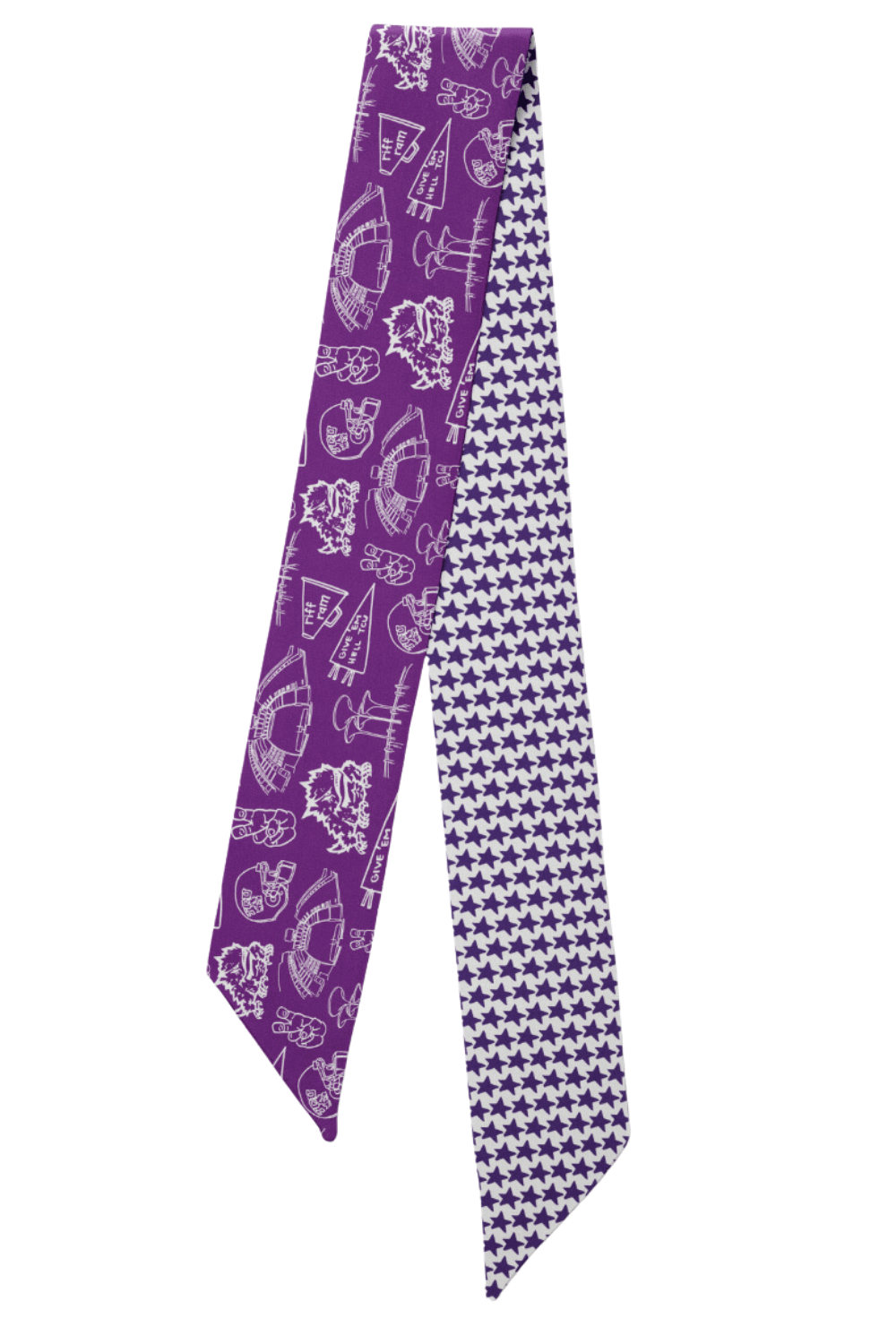 The Sideline Scarf™ - TCU - Victory Lap - COLOR GAME