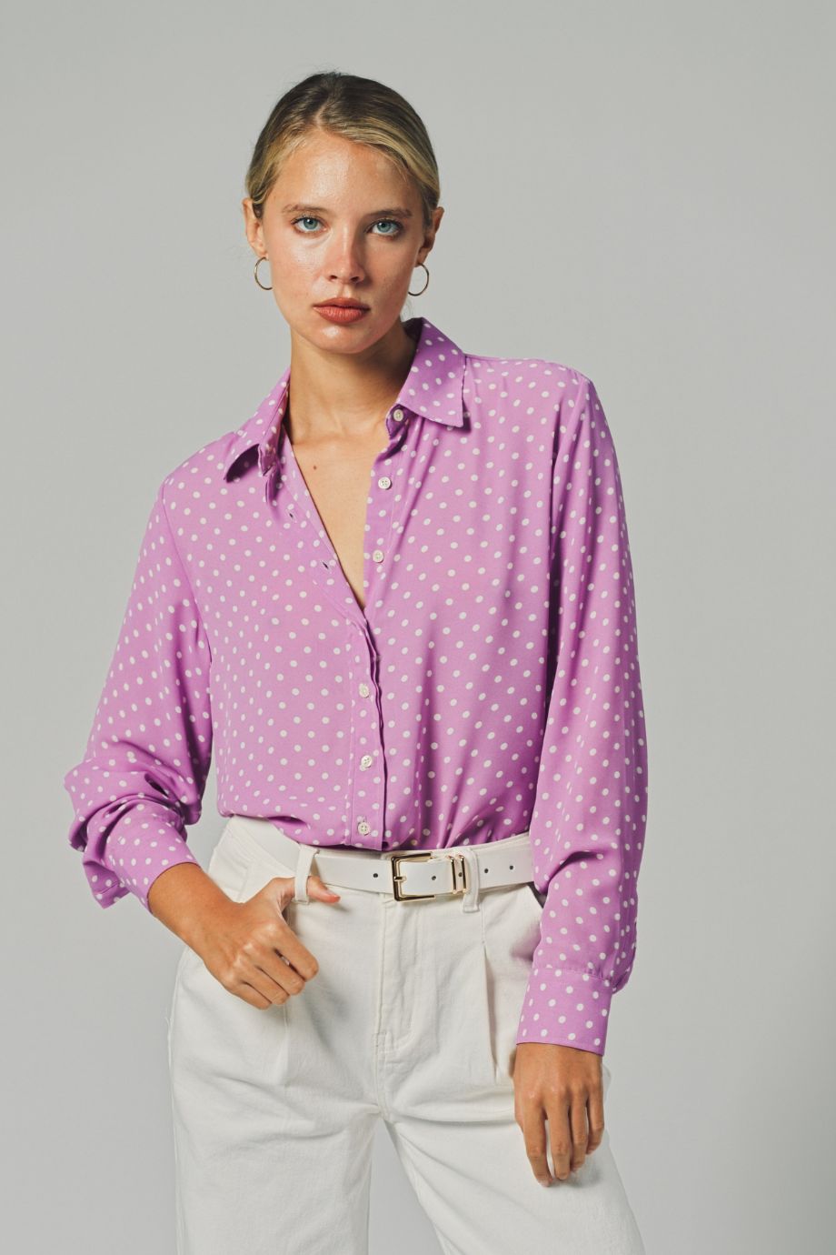 The Signature Polka Dot Shirt - The Shirt by Rochelle Behrens - COLOR GAME